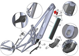 Ghost Kit de Protectores y Accesorios para Bicicleta 2025