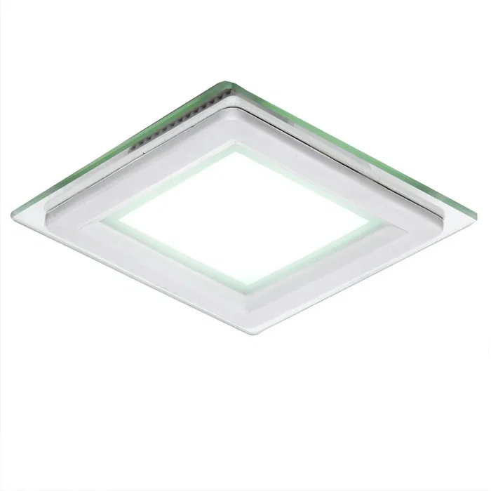 Foco Downlight LED 6W 600Lm 4200ºK Cuadrado Cristal 40.000H [GR-MB02-6W-W] Blanco Neutro