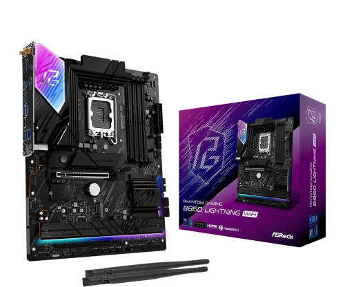 ASRock B860 Lightning WiFi LGA 1851 ATX DDR5 WiFi 6E