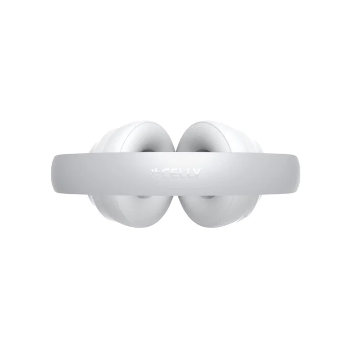 Celly Archbeat Auriculares Inalámbricos Bluetooth 5.3 Supraaurales con Micrófono para Llamadas, Música y Deporte, USB Tipo C, 8h Autonomía, Blanco