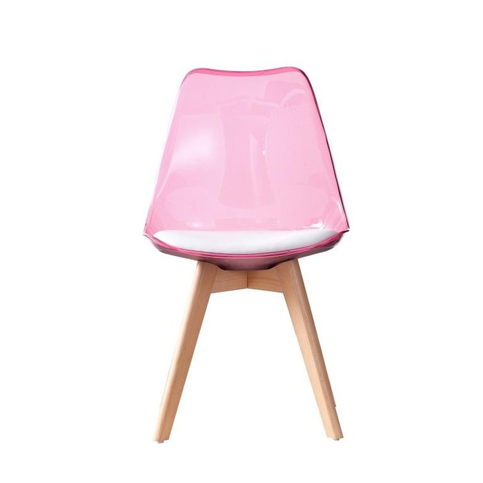 DKD Home Decor Silla Urban Shenglong basics Rosa Blanco 47 x 81 x 54 cm (4 Unidades)