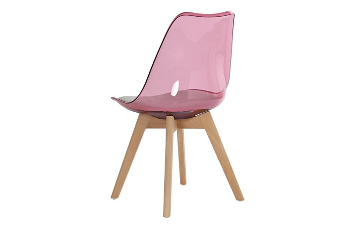 DKD Home Decor Silla Urban Shenglong basics Rosa Blanco 47 x 81 x 54 cm (4 Unidades)