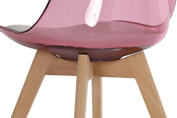 DKD Home Decor Silla Urban Shenglong basics Rosa Blanco 47 x 81 x 54 cm (4 Unidades)