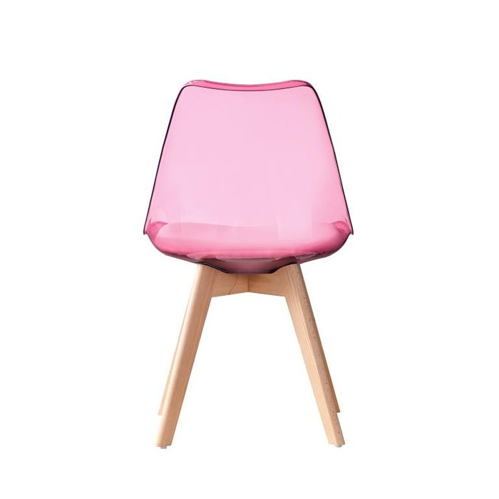 DKD Home Decor Silla Urban Shenglong basics Rosa Blanco 47 x 81 x 54 cm (4 Unidades)