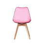 DKD Home Decor Silla Urban Shenglong basics Rosa Blanco 47 x 81 x 54 cm (4 Unidades)