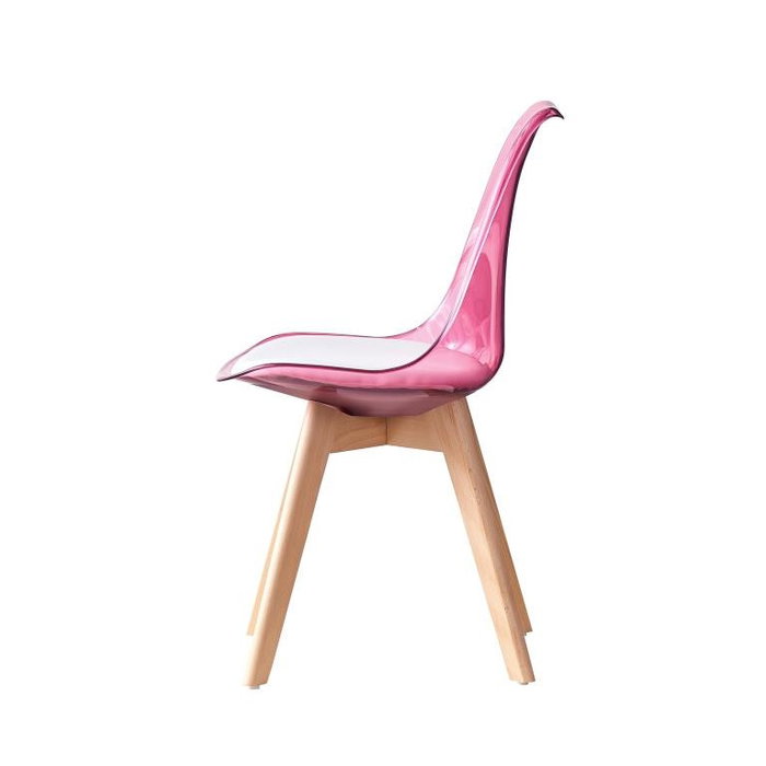 DKD Home Decor Silla Urban Shenglong basics Rosa Blanco 47 x 81 x 54 cm (4 Unidades)