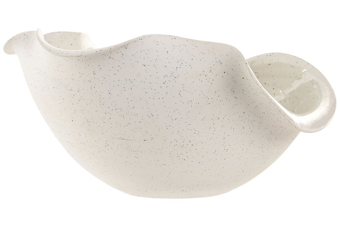 DKD Home Decor Centro de Mesa Moderno Blanco Cerámica Orgánico 36 x 31 x 15 cm