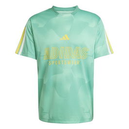 Camiseta de Manga Corta Hombre Adidas Tiro Np Blanco Aguamarina 5-6 Años