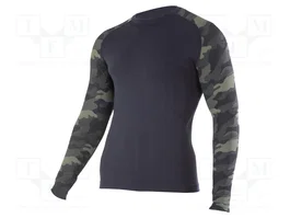 LAHTI PRO Camiseta Termoactiva Verde Camuflaje y Negro