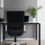 PIQUERAS Y CRESPO Silla de oficina Haches Gris oscuro y Negro