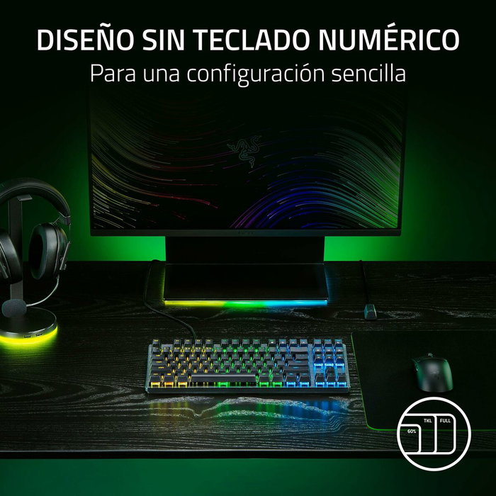 Razer Huntsman V3 X Purple Switch (Español) Razer Huntsman V3 X Purple Switch (Español)
