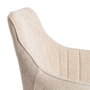 Silla Beige Tejido-Metal Contract 55 X 58,50 X 84 cm (Set de 2)