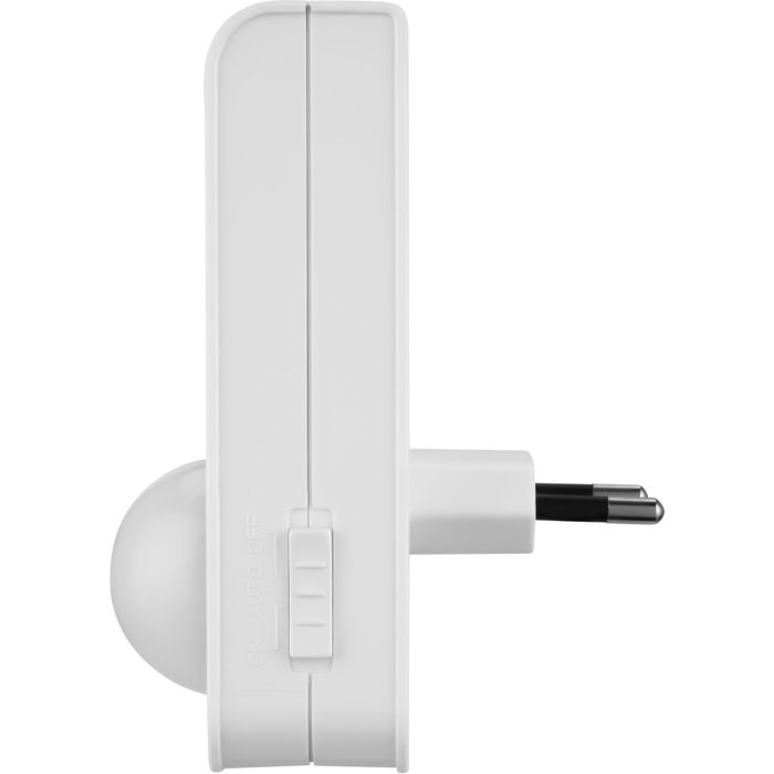 Rev Lámpara de pared LED con enchufe y detector de movimiento 2,5 W blanca Rev Lámpara de pared LED con enchufe y detector de movimiento 2,5 W blanca