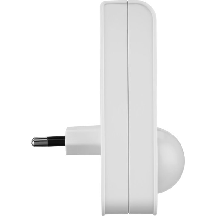 Rev Lámpara de pared LED con enchufe y detector de movimiento 2,5 W blanca Rev Lámpara de pared LED con enchufe y detector de movimiento 2,5 W blanca