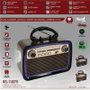 SAMI Radio Sami Vintage de 3 bandas en madera