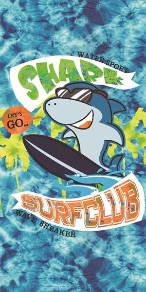 Sharklub Toalla Microfibra Estampada 75x150 cm Sharklub Toalla Microfibra Estampada 75x150 cm
