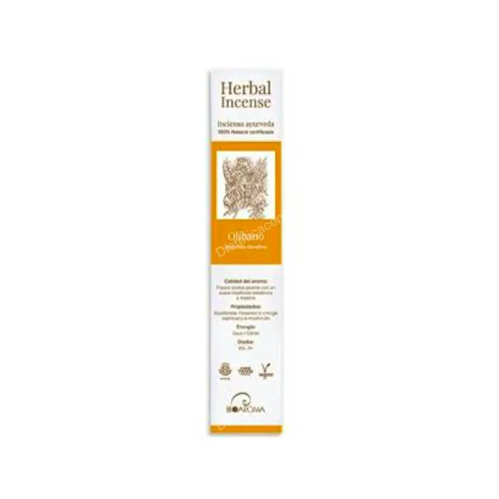 BIOAROMA Incienso Olibano Ayurveda 5 Packs x 12 Unidades - Aromaterapia Natural Ecológico Sostenible Vegano Comercio Justo