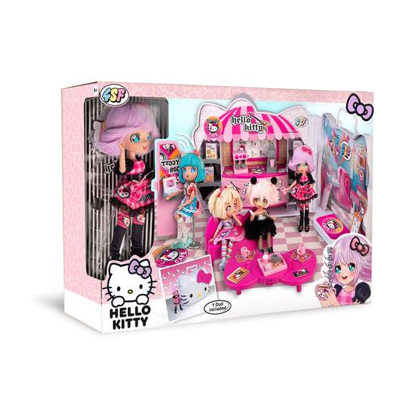 Famosa Cafeteria Hello Kitty con Accesorios