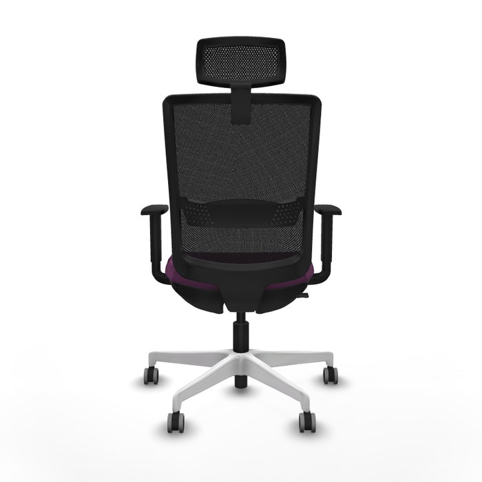PIQUERAS Y CRESPO Silla de oficina Haches con mecanismo Sincro/Traslack Morado y Negro PIQUERAS Y CRESPO Silla de oficina Haches con mecanismo Sincro/Traslack Morado y Negro