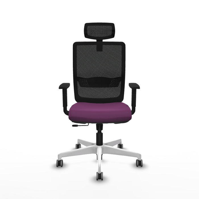 PIQUERAS Y CRESPO Silla de oficina Haches con mecanismo Sincro/Traslack Morado y Negro PIQUERAS Y CRESPO Silla de oficina Haches con mecanismo Sincro/Traslack Morado y Negro