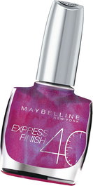 Express Finish 40 Seconds, Esmalte de uñas, Nº 250, Violeta profundo, 10 ml