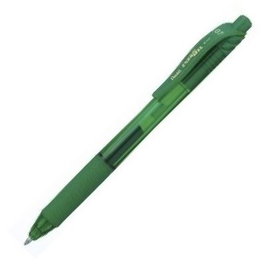 Pentel Energel X 107 Bolígrafo Verde 0,7 mm Pack de 12