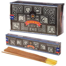 S&S Incienso Nag Champa Super Hit Negro 15g