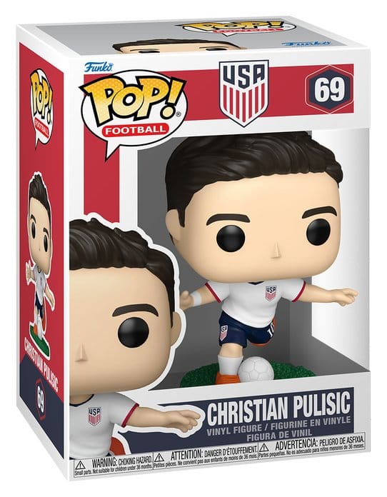 EFL POP! Football Vinyl Figura USA- Christian Pulisic 9 cm