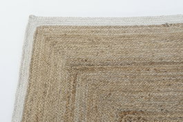 DKD Home Decor Alfombra Marron Claro Blanco 290 x 1 x 200 cm