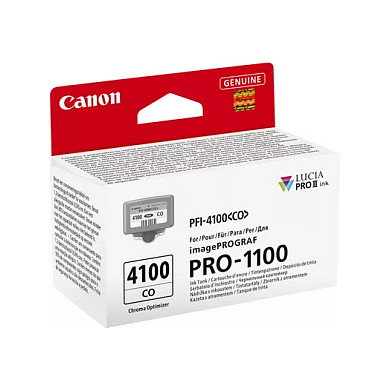 Canon Cartucho de Tinta Original Chroma Optimizer PFI-4100 para ImagePROGRAF PRO-1100, Rendimiento Estándar, 90 Páginas, Pack Individual