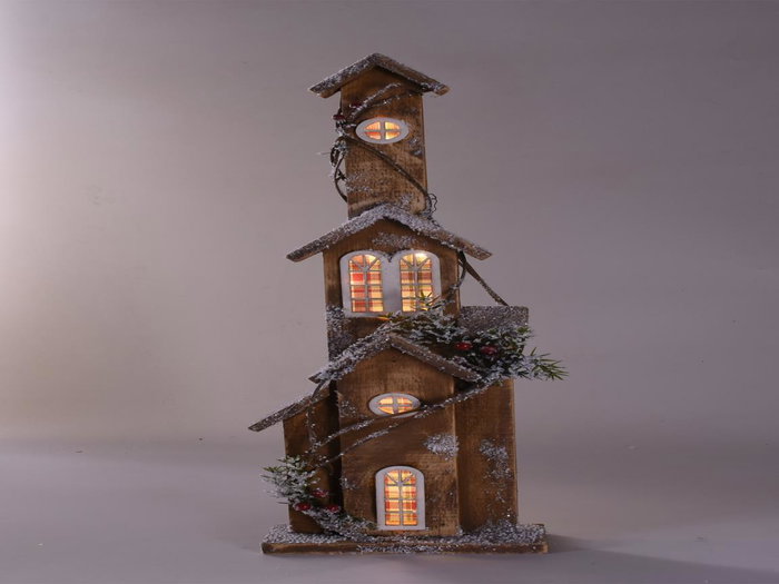 DKD Home Decor CASA LED MDF 17,5x6x60 Nevado Natural