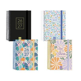 FINOCAM Agenda Escolar Euskera Secundaria 2026-27 Espiral Pack de 8