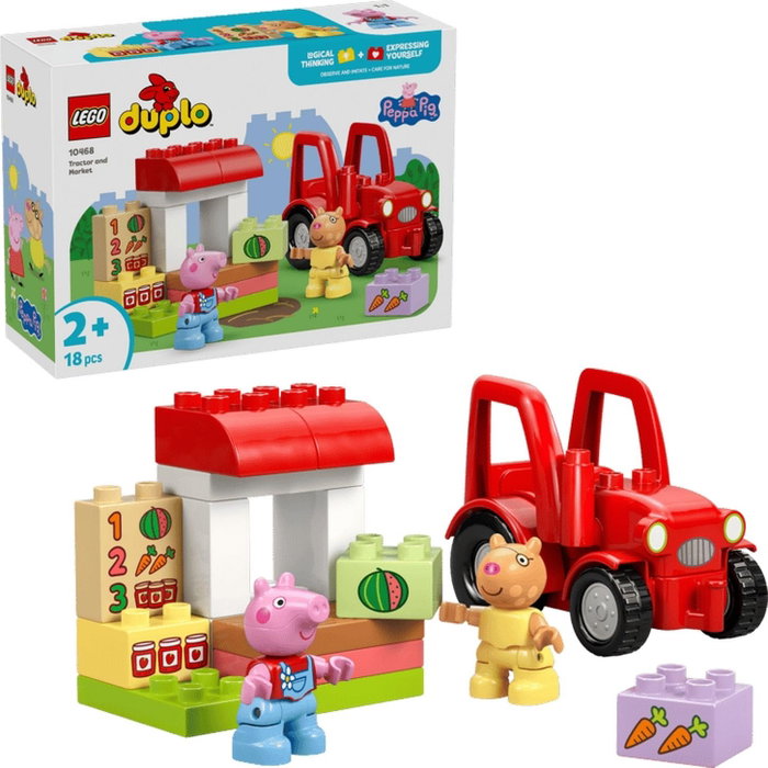 LEGO DUPLO Peppa Pig Tractor y Mercado 10468