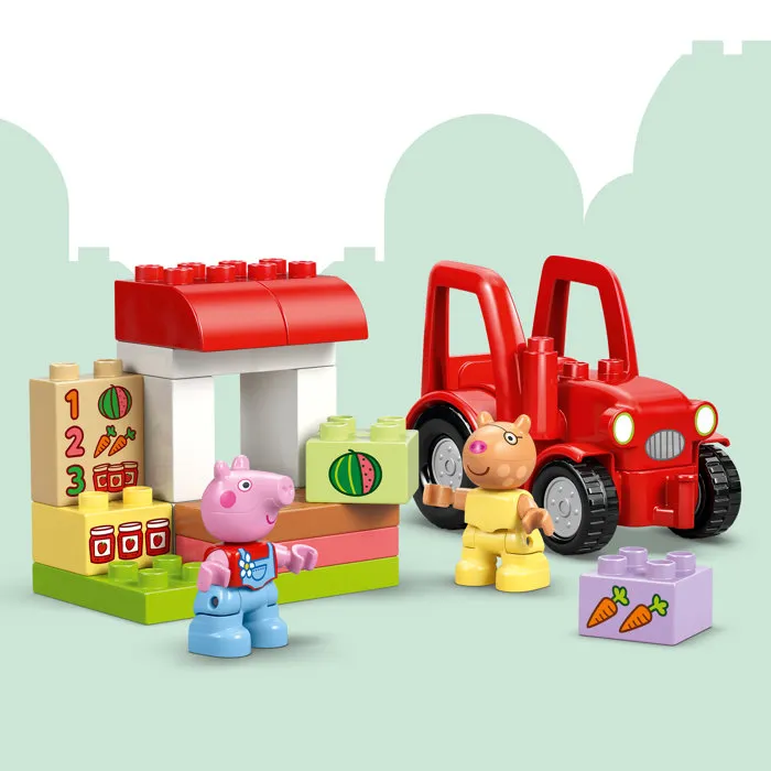 LEGO DUPLO Peppa Pig Tractor y Mercado 10468