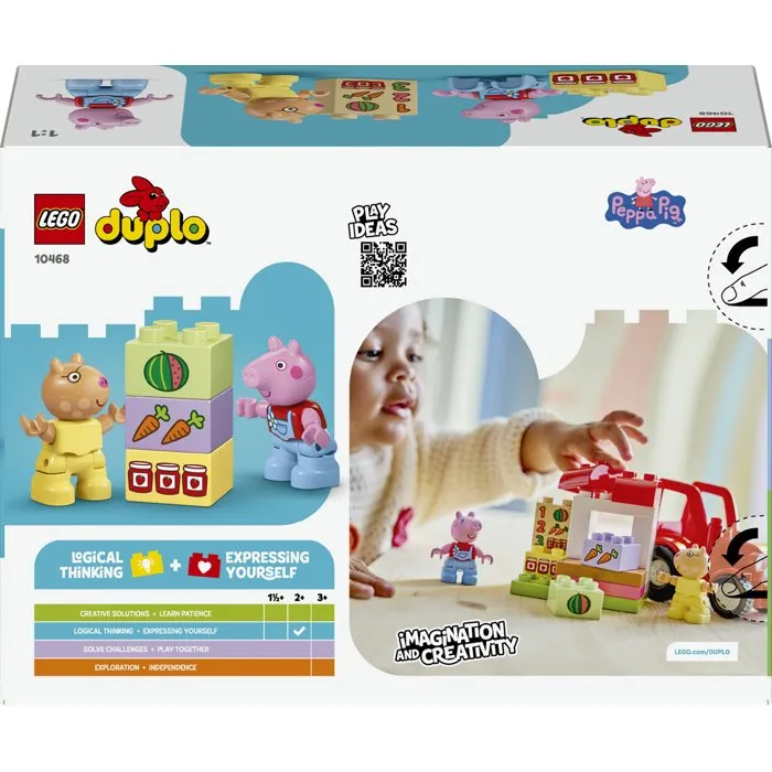 LEGO DUPLO Peppa Pig Tractor y Mercado 10468