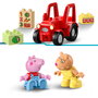 LEGO DUPLO Peppa Pig Tractor y Mercado Set de Construcción de Granja con Tractor Rojo y Figuras - 10468