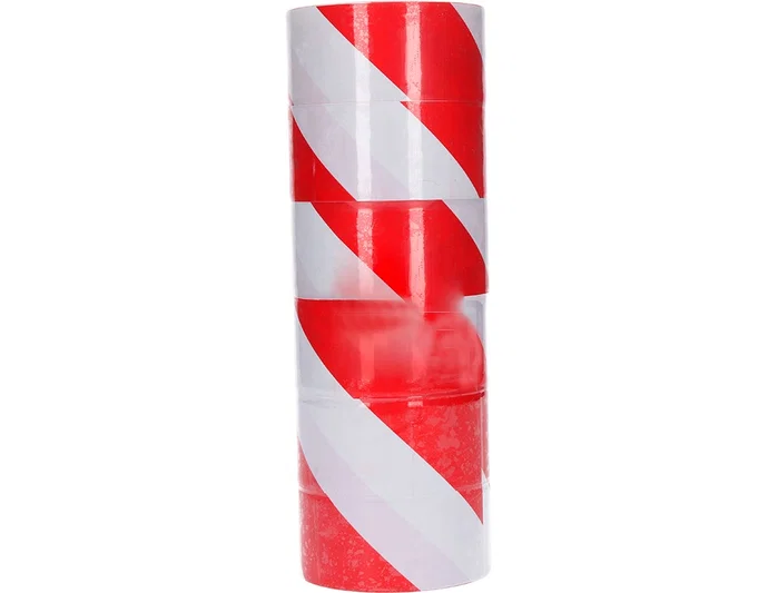 Q-connect Cinta de señalización no adhesiva rojo y blanco 300 m x 75 mm Q-connect Cinta de señalización no adhesiva rojo y blanco 300 m x 75 mm