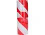 Q-connect Cinta de señalización no adhesiva rojo y blanco 300 m x 75 mm