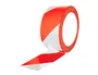 Q-connect Cinta de señalización no adhesiva rojo y blanco 300 m x 75 mm