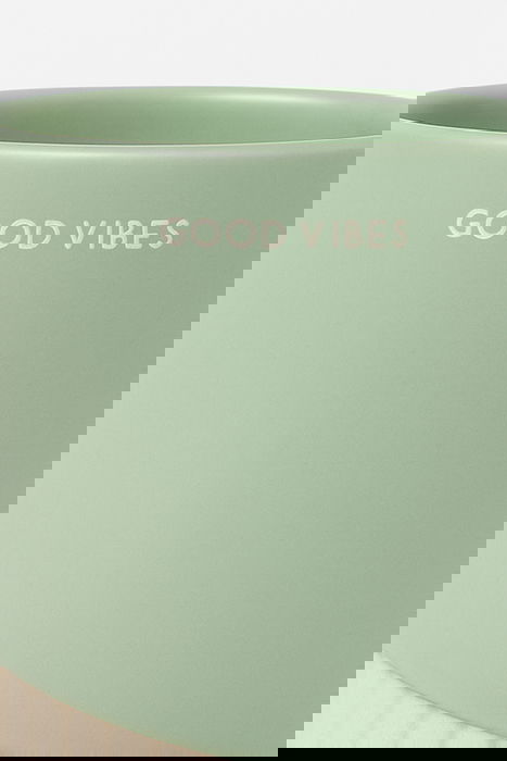 DKD Home Decor Vaso Verde Crema Dolomita ABS 8 x 11 x 8 cm (6 Unidades)