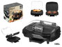 Argon Hamburguesera 1000W, Negro y Gris, Control de Temperatura Automático, Metal (Set de 6)
