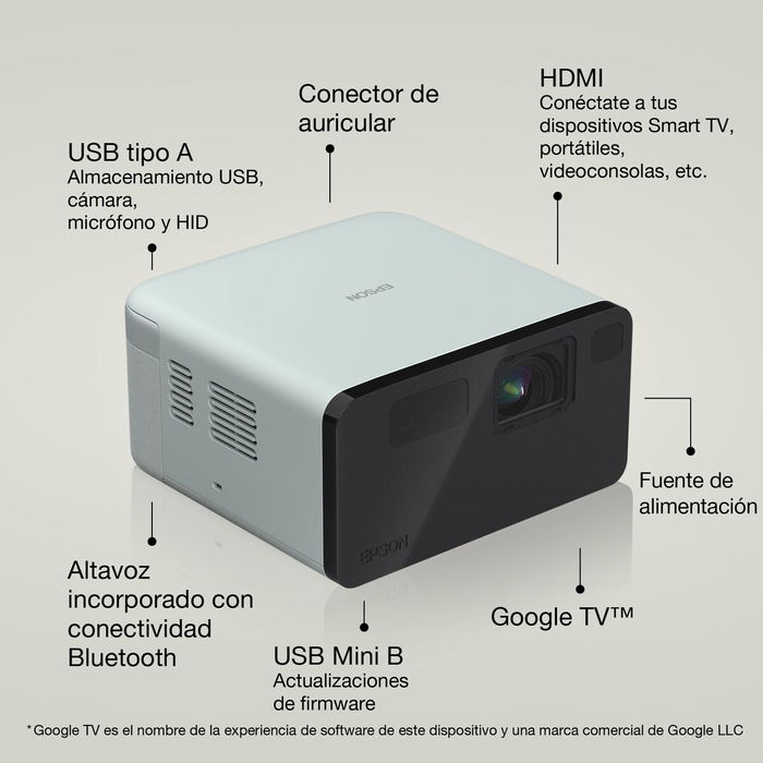 Proyector Epson V11HB35340 Full HD LCD 1920 x 1080 px