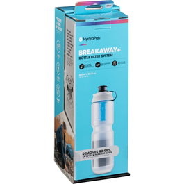 Hydrapak Breakaway+ Bidón de ciclismo con filtro 880ml transparentes