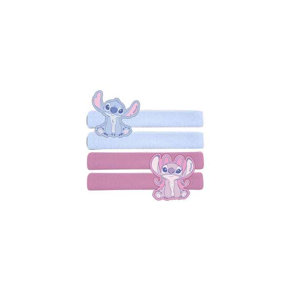 Cerdá Accesorios pelo coletero 4 piezas stitch 6.5 x 12.5 x 0.1 cm Cerdá Accesorios pelo coletero 4 piezas stitch 6.5 x 12.5 x 0.1 cm
