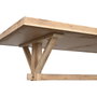DKD Home Decor Mesa de Comedor Abeto y MDF Natural 200x100x80