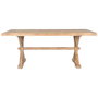 DKD Home Decor Mesa de Comedor Abeto y MDF Natural 200x100x80