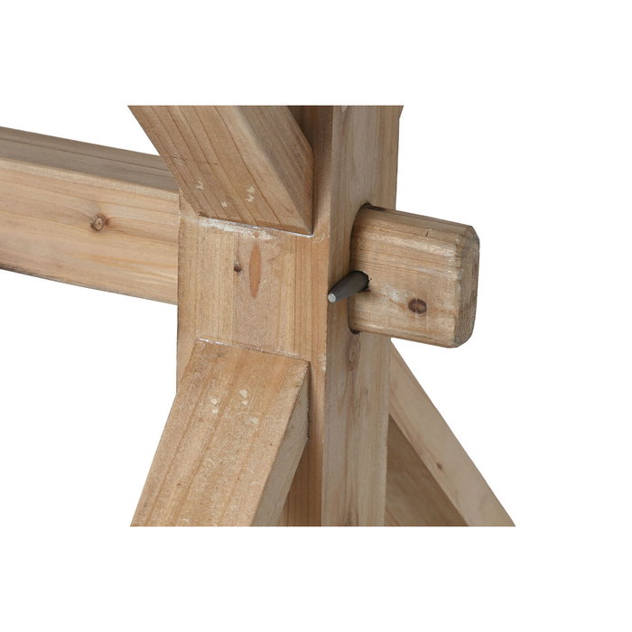 DKD Home Decor Mesa de Comedor Abeto y MDF Natural 200x100x80