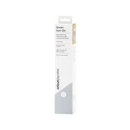 Cricut Joy Xtra Smart Iron-On Transfer Térmico para Plancha, 24.1x61 cm, Plata