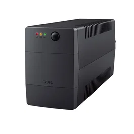 Trust Paxxon UPS (SAI) 800VA / 480W Offline, 2 Tomas Schuko, Protección AVR y Batería, Referencia 23503