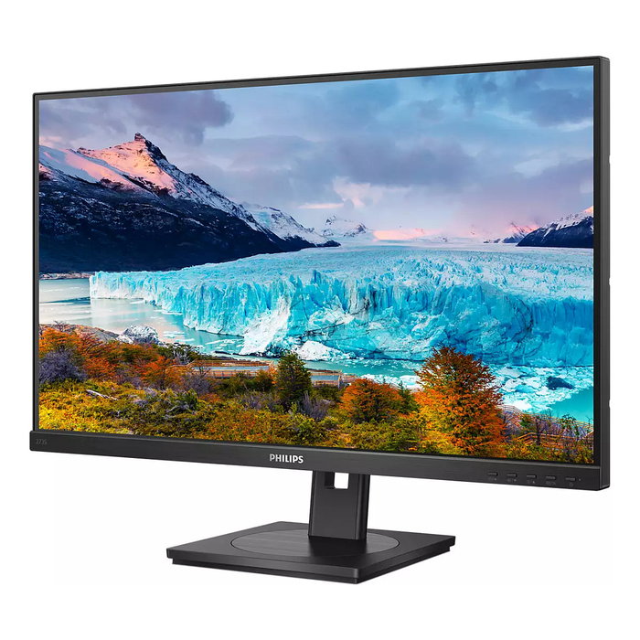 Philips 273S1/00 Monitor de 27 Pulgadas Full HD IPS 75 Hz, con USB-C (65W), HDMI, DisplayPort, Flicker-Free y LowBlue, Negro
